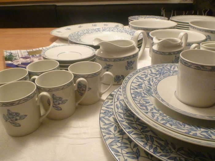 Rosenthal Blue Elegance - Porcelain Dinner Service for 6  - 44 x