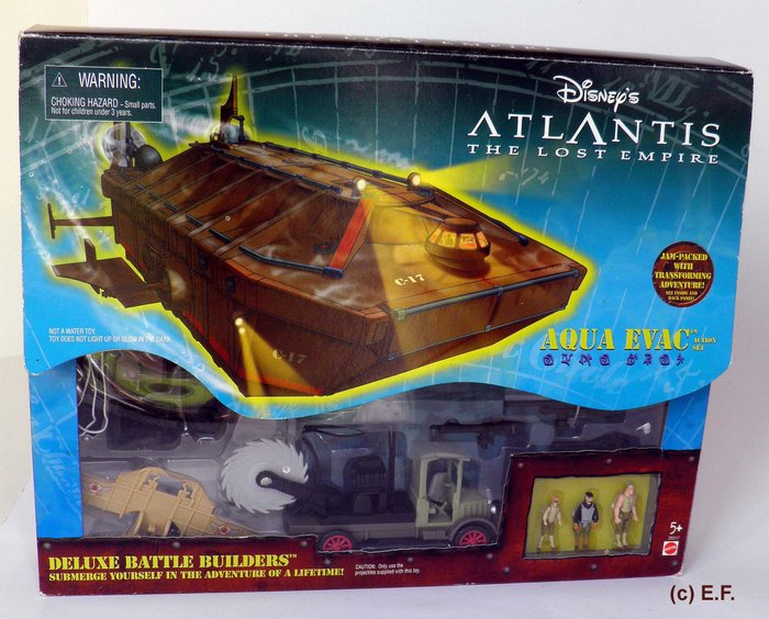 Disney Atlantis by Mattel - Battle Builders Aqua Evac Action Set - 2000
