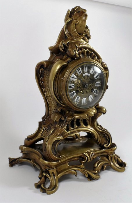 H&F-Paris pendulum clock/address: Richond - 11 Bd. Montmartre - Paris, around 1860