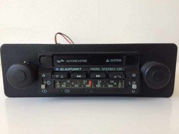 Klassieke Blaupunkt Paris Stereo CR radio/cassettespeler uit 1980
