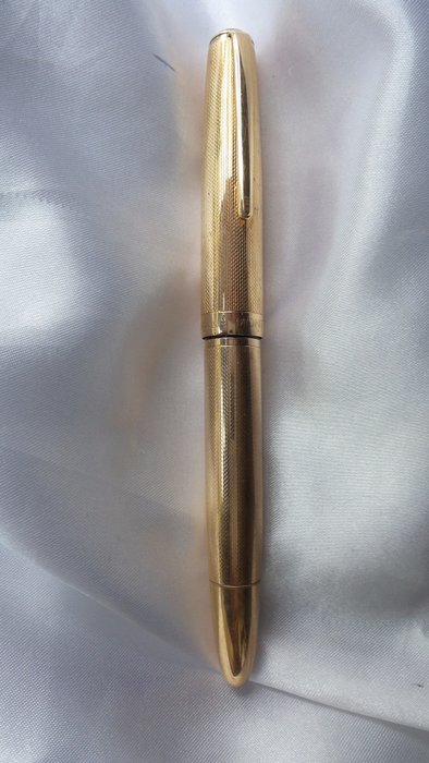 Vintage exclusive 14ct. solid gold Montblanc 742 Barley fountain pen - ca.1951