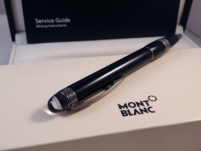 Midnight Silver Brand New With Box Montblanc M105657 Starwalker Ballpoint Pen 
