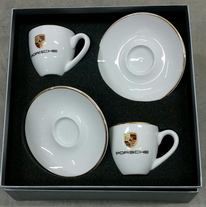 Set of 2 Porsche espresso cups