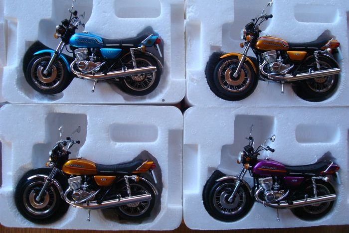 Details about   Wit's MOTO 1:12 KAWASAKI MACH 750 Motorcycle Model Resin COLLECTION WITH BOX 