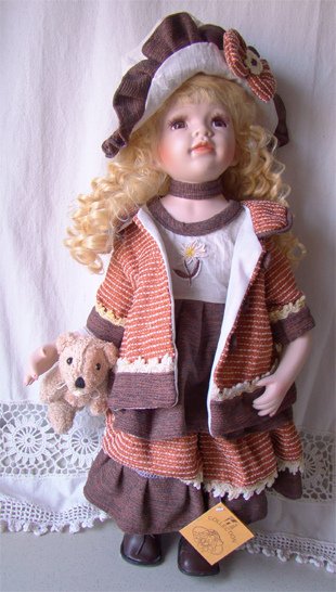 Collectable porcelain doll - RF Collection - Germany