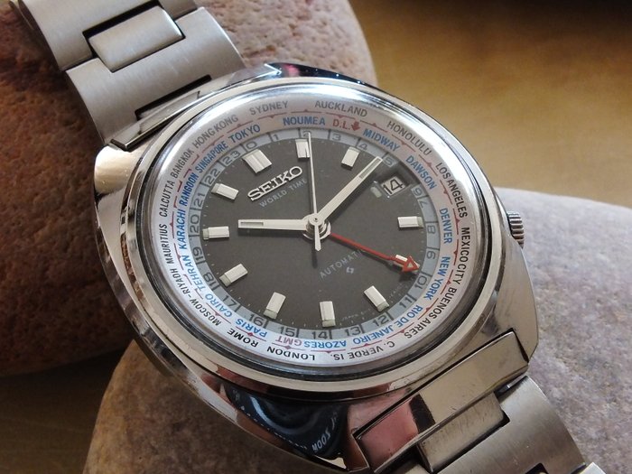 SEIKO World Time GMT (6117-6400) - Men's Automatic Watch - - Catawiki