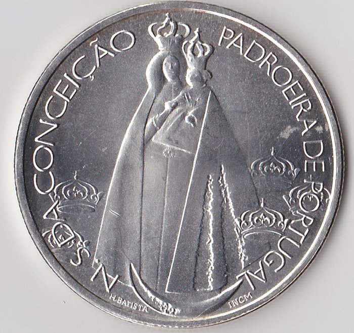 Portugal – 1000 Escudos "Nossa Srª Da Conceição Padroeira de Portugal" (Blessed Virgin Mary Patron Saint of Portugal). 1996 – Lisboa