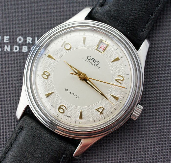 Oris 7445 automatic – vintage men's wristwatch –  1980s

