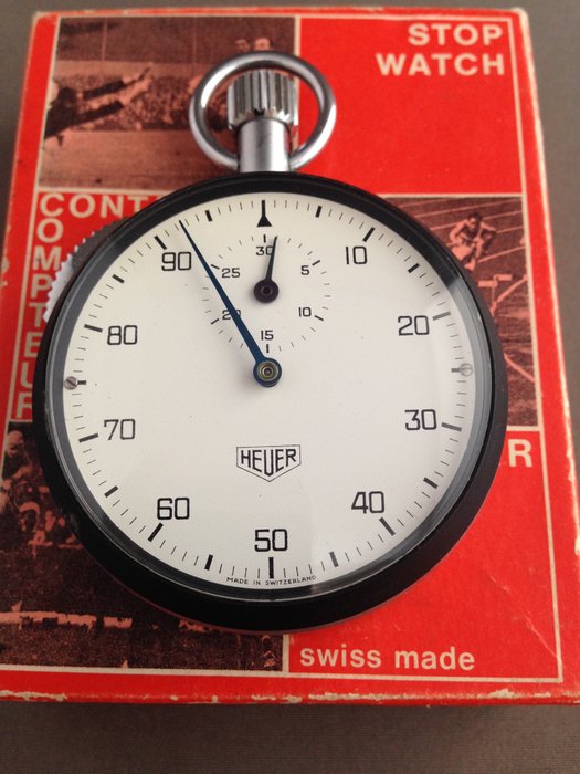 HEUER Stopwatch ref. 401.213 - flyback - Swiss made approx. 1970/75