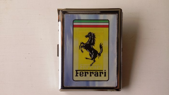 Ferrari cigarette case with built-in lighter