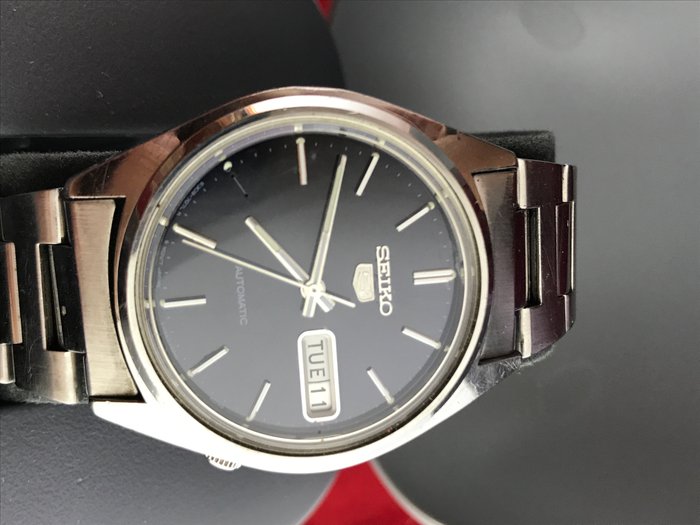 SEIKO 5 wristwatch, 6309 7150 with automatic day and date, September ...