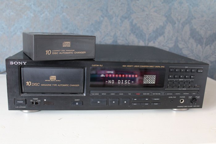 Sony CDP-C910 Stereo 10 Compact Disc changer (1991-94) - Catawiki