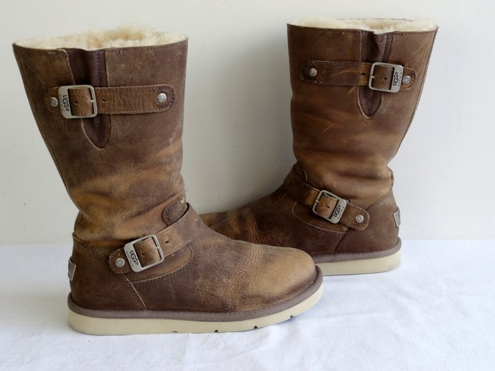 Raad Geld lenende Keel UGG Australia - leren boots - serie Noira - laarzen - Catawiki