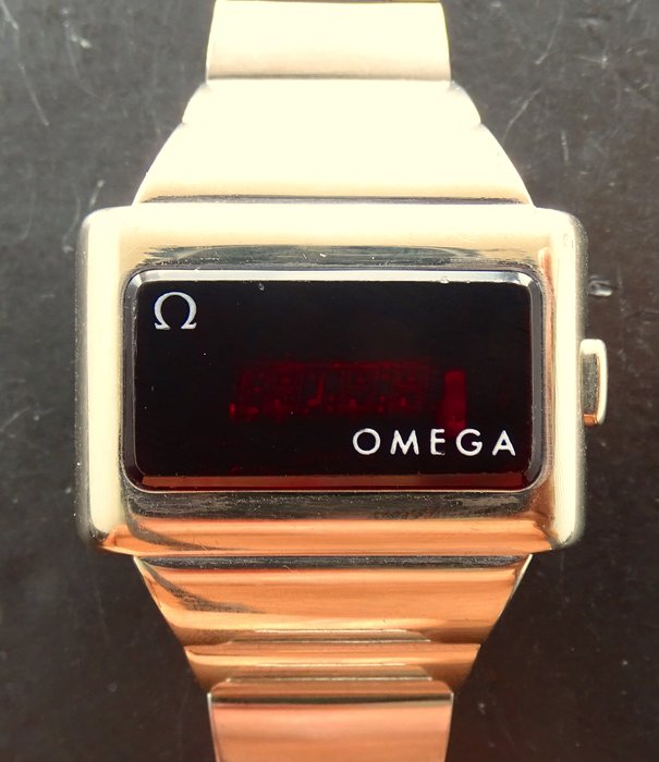 Omega 1600 Time Computer – LED digital – Vintage men's wristwatch – 1973
