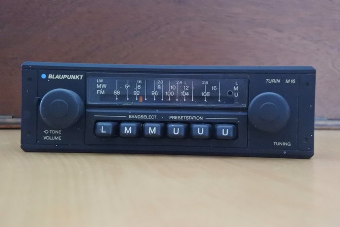 Blaupunkt Turin M16 classic car radio from the 70s and 80s