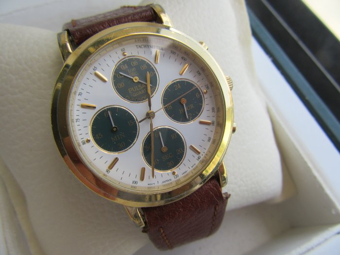 Pulsar quartz Chronograph Men's Vintage 90 wrist watch.