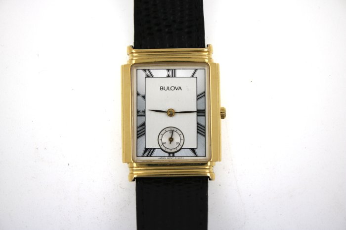 Bulova unisex super flat - wristwatch - 90s - rare - Catawiki