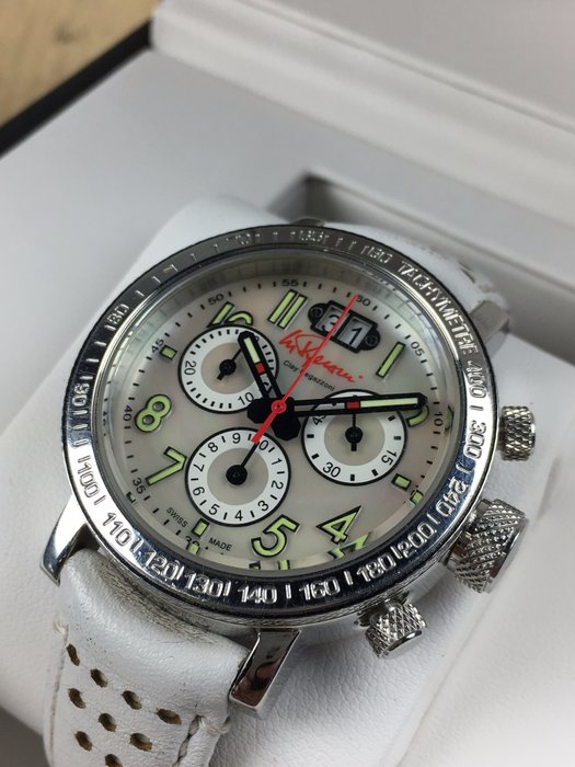 Clay Regazzoni Guidatore Chronograph ref: CLU00600.05BI Limited Edition – men's watch
