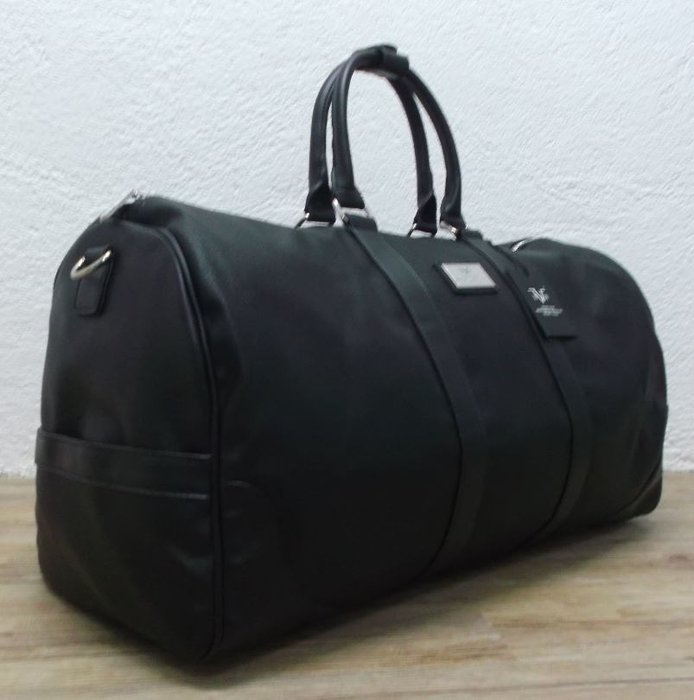 NEU Versace V1969 Reisetasche mittelgroß Gepäcktasche Tasche Bag schwarz 