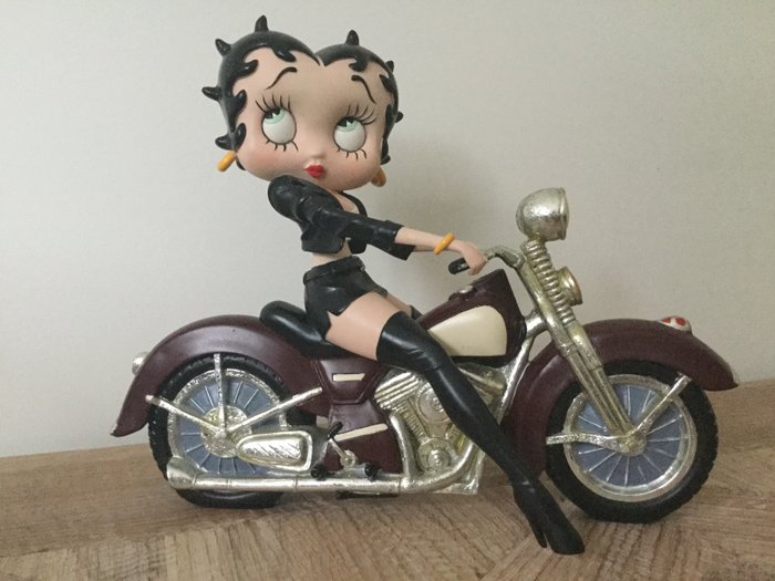 Betty Boop on Harley Davidson-Original KFS/USA