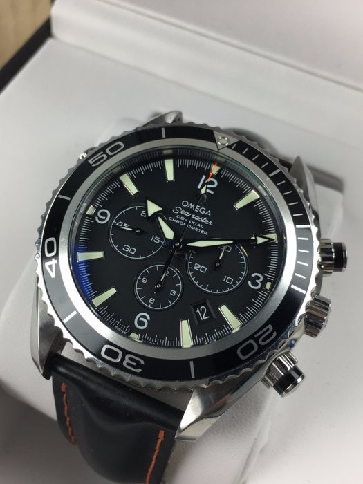 omega seamaster planet ocean chronograph automatic men's watch