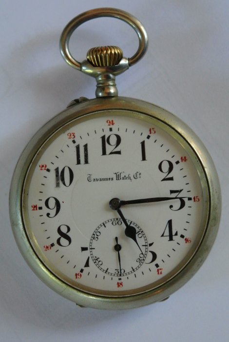Tavannes Watch Company - pocket watch - 1900.