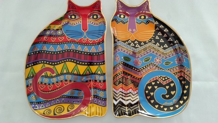 Laurel Burch 1995  ‘For the Love of Cats’ China