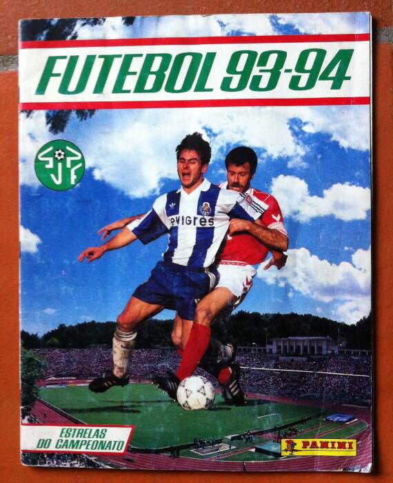 Panini - Portuguese football sticker album from 1993/94 - Full album.