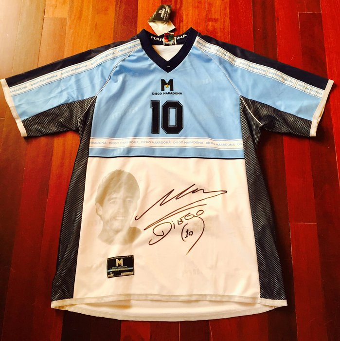 Diego Maradona Argentina Signed soccer Jersey Limited