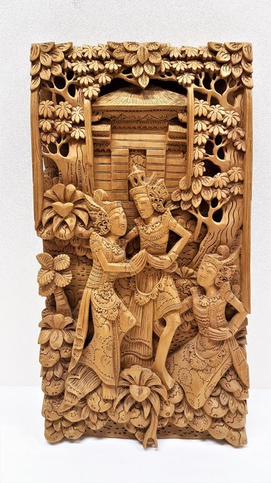 Panel with woodcarving – Bali – Indonesia