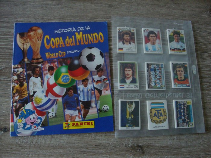 Panini - World Cup Story - Empty album + complete set of stickers.
