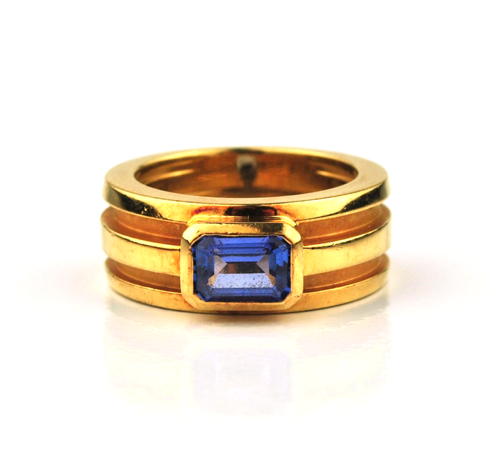 Tiffany & Co. - 1995 Amethyst 18K Yellow Gold Ring - Size 50/51 - Catawiki