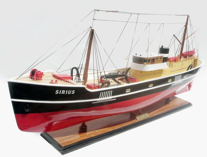 Kuifje, Tintin - Modelboot van het schip "Sirius" - De Schat van Scharlaken Rackham