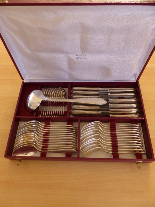 RENEKA 49 piece silverware set, circa 1950