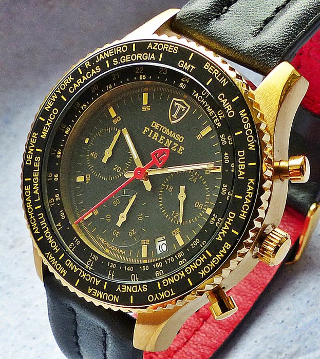 Detomaso Firenze XXL chronograph -- men's wristwatch, 2017 edition
