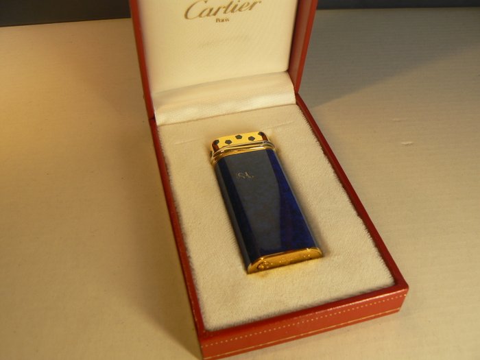 cartier blue lighter