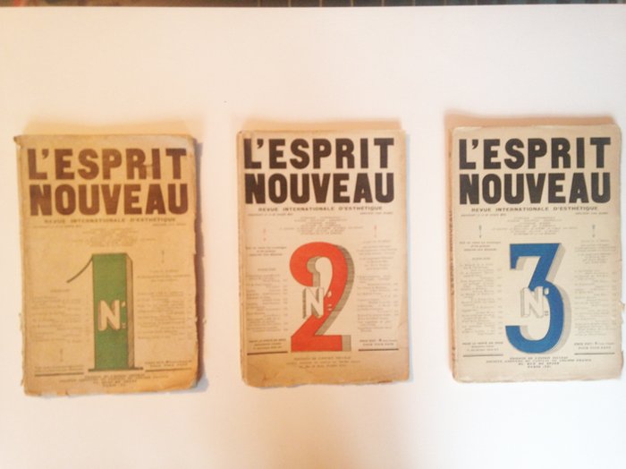 Paul Dermee, Le Corbusier & Amedee Ozenfant - L'Esprit Nouveau - 27 complete issues - 1920-1925