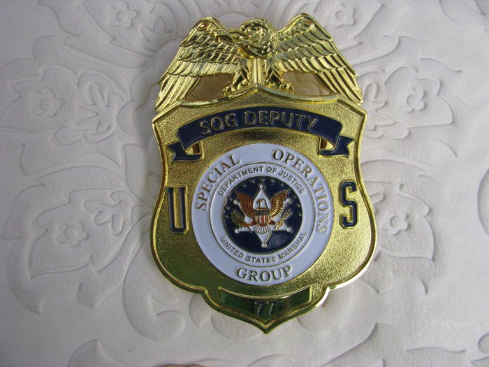 Bellingham & Carrington Company - Metal US Police Badge