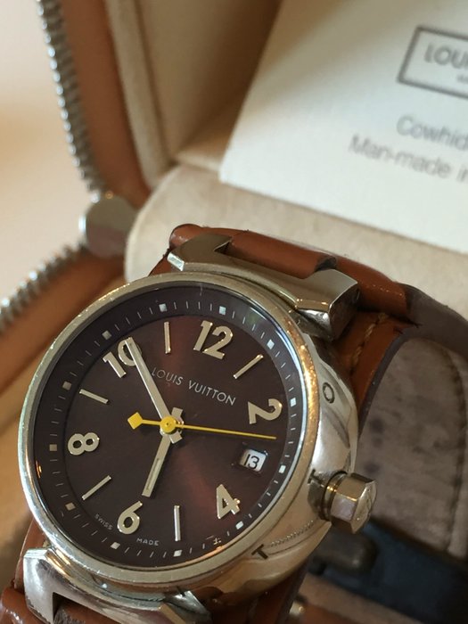 Louis Vuitton Q1122 Tambour Chronograph Mens Watch-Boca Raton