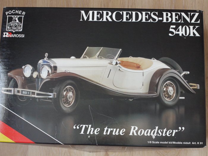 Pocher-kit - Scale 1/18 - Mercedes-Benz 540K "The True Roadster"