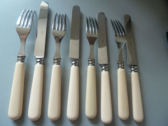 SCOF France - Cutlery Andre Verdier - set of 7 knives and 4 forks
