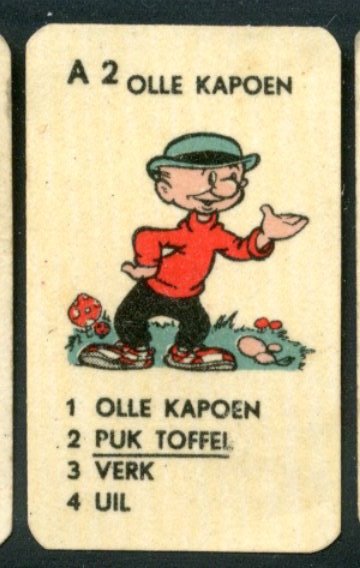Image 3 of Marten Toonder - Tom Poes, Bommel, Kappie, Panda, Olle Kapoen enz., - compleet minikwartetspel - Ro