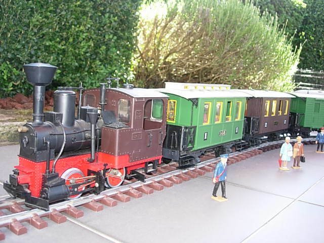 Prooi Gewoon zuur Spoor G - LGB - trein set, locomotief met 4 wagons en 22 - Catawiki