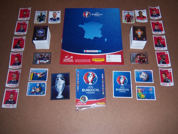 A COMPLETE SET OF 680 x STICKERS AND ALBUM MINT CONDITION PANINI EURO 2016 c 