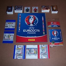 MINT CONDITION PANINI EURO 2016 c A COMPLETE SET OF 680 x STICKERS AND ALBUM 