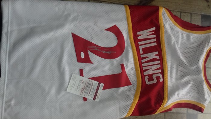 dominique wilkins signed jersey
