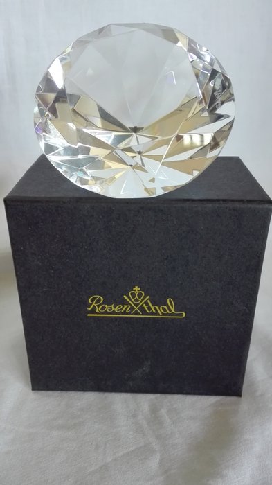 Rosenthal - Diamond shaped Crystal Paperweight