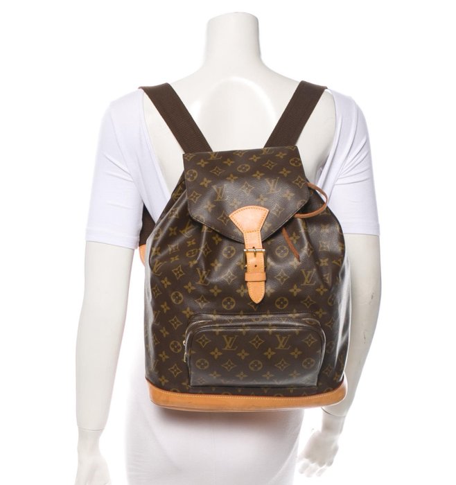 Louis Vuitton – Montsouris Backpack, GM Monogram, Canvas Unisex. - Catawiki