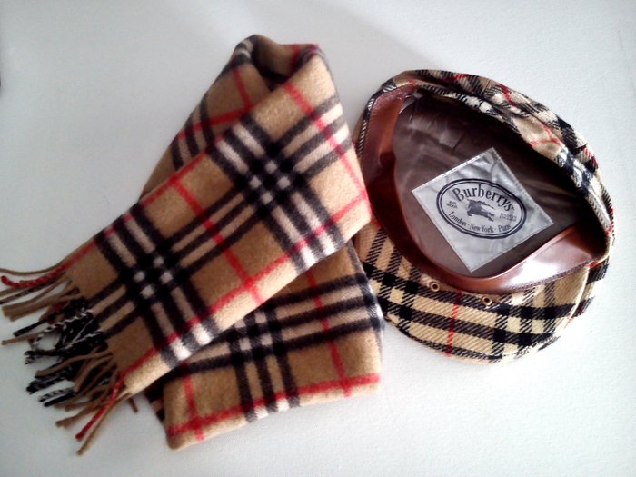 burberry hat and scarf
