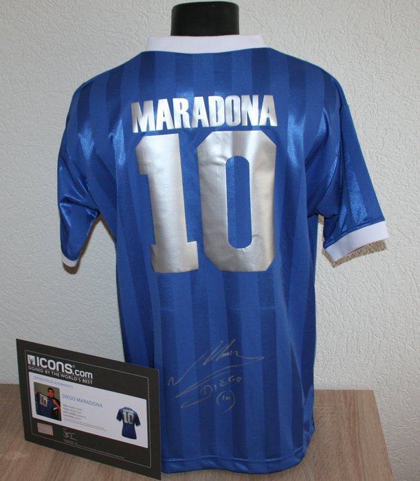 maradona signed jersey